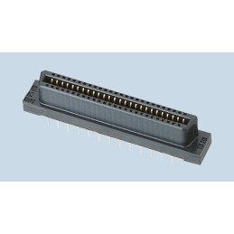 1 pcs - Hirose FX2 Series Straight Through Hole Mount PCB Socket, 20-Contact, 2-Row, 1.27mm Pitch, Solder Termination