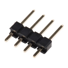 250 pcs - HARWIN M20 Series Straight Through Hole Pin Header, 4 Contact(s), 2.54mm Pitch, 1 Row(s), Unshrouded