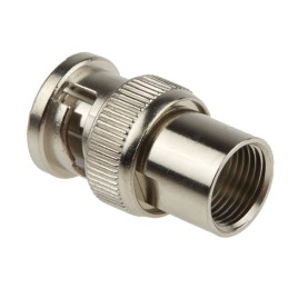 1 pcs - RS PRO, Plug Cable Mount BNC Connector, 50Ω, Clamp Termination, Straight Body