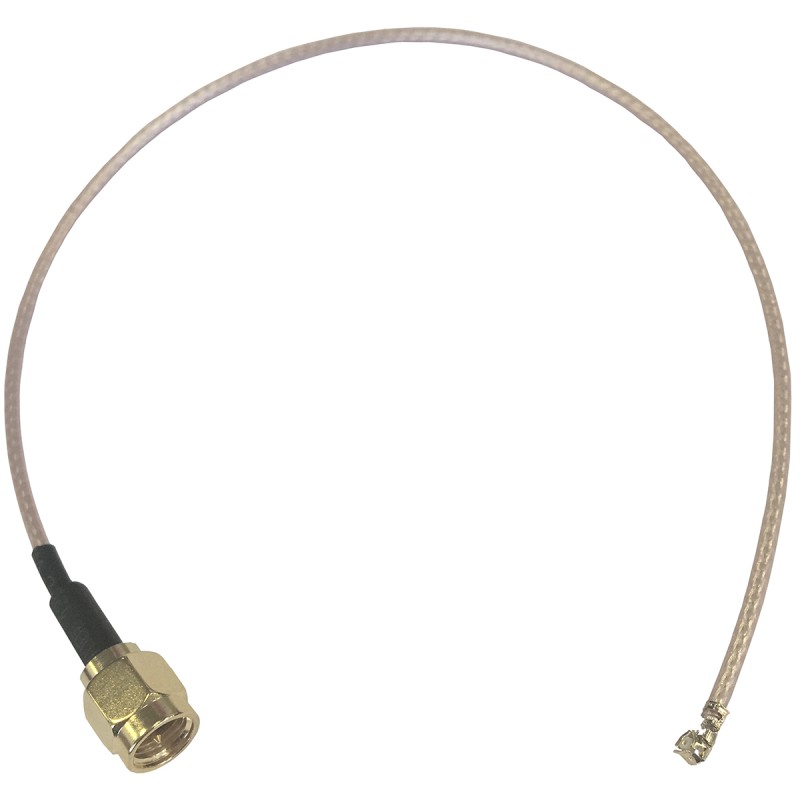 1 pcs - RF Solutions Female U.FL to Male SMA Coaxial Cable, 250mm, RG178 Coaxial, Terminated
