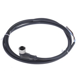 1 pcs - Telemecanique Sensors Right Angle Female 4 way M12 to Unterminated Sensor Actuator Cable, 2m