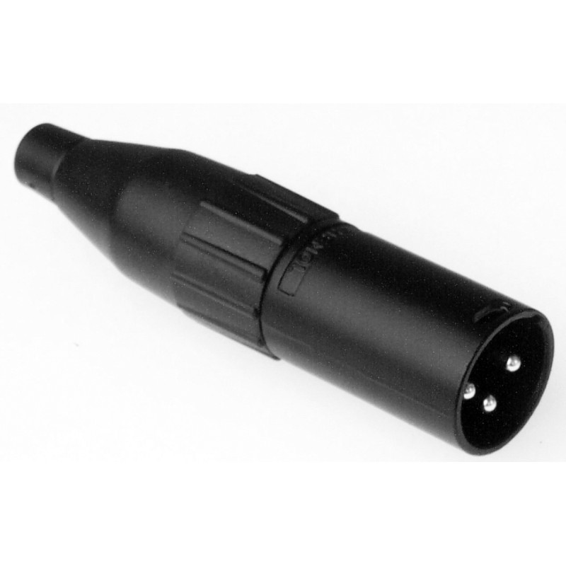 1 pcs - Amphenol Cable Mount XLR Connector, Male, 3 Way, Silver Plating