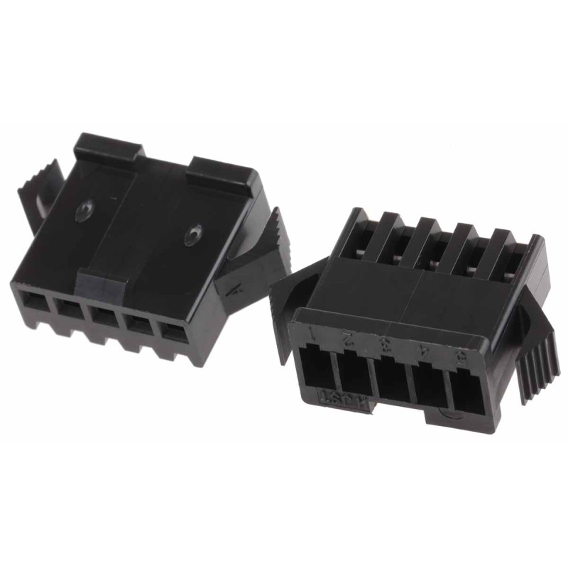 10 pcs - JST Male Connector Housing, 5 Way, 1 Row