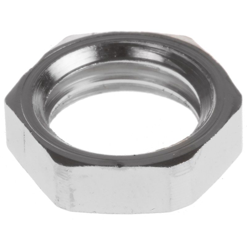 10 pcs - SIB Nickel Nickel Plated Brass Cable Gland Locknut, M10 Thread