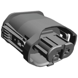 1 pcs - TE Connectivity, Junior Power Timer Automotive Connector Socket 2 Way