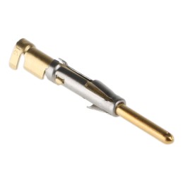 10 pcs - Souriau Male Crimp Circular Connector Contact, Contact Size 16, Wire Size 18 - 16 AWG