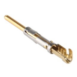 10 pcs - Souriau Male Crimp Circular Connector Contact, Contact Size 16, Wire Size 18 - 16 AWG