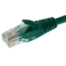 1 pcs - RS PRO Cat5e Male RJ45 to Male RJ45 Ethernet Cable, U/UTP, Green PVC Sheath, 5m