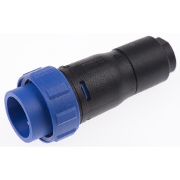 1 pcs - Bulgin Circular Connector, 10 Contacts, Cable Mount, Miniature Connector, Plug, Male, IP68, Buccaneer 400 Series