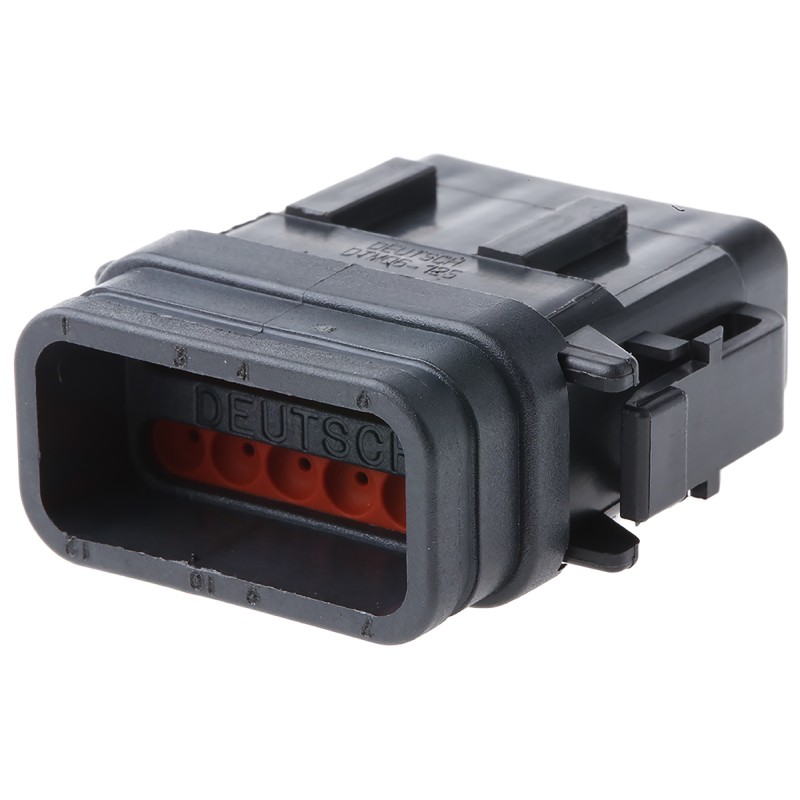 1 pcs - Deutsch, DTM Automotive Connector Plug 12 Way, Crimp Termination
