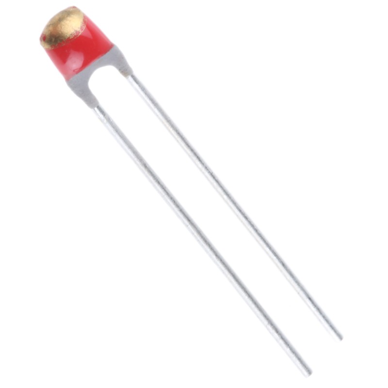 5 pcs - BC Components Thermistor, 2.2kΩ Resistance, NTC Type, 3.3 x 3 x 9mm