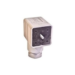 1 pcs - Hirschmann GDM 3P+E DIN 43650 A, Female Solenoid Valve Connector, 250 V ac/dc Voltage