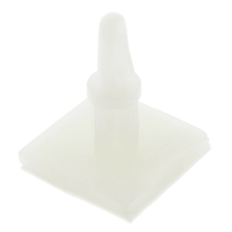 10 pcs - LCBSB-08-01A-RT, 12.7mm High Nylon PCB Support for 4mm PCB Hole, 17.8 x 17.8mm Base