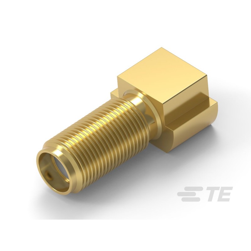 1 pcs - TE Connectivity, jack PCB Mount SMA Connector, 50Ω, Solder Termination, Straight Body