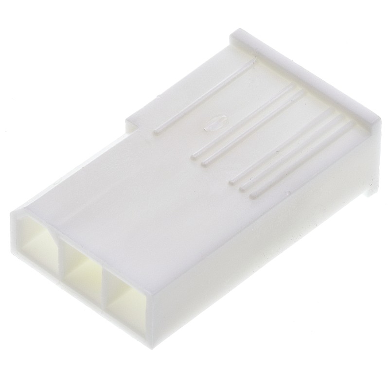 10 pcs - Molex, Mini-Fit Jr Male Connector Housing, 4.2mm Pitch, 3 Way, 1 Row