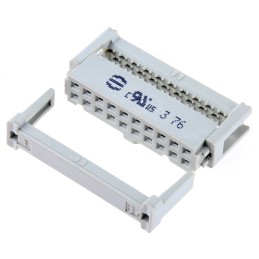 250 pcs - HARTING 20-Way IDC Connector Socket for Cable Mount, 2-Row