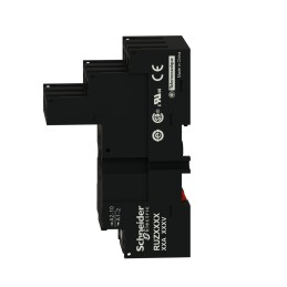 1 pcs - Schneider Electric RUZ 11 Pin 250V DIN Rail, Panel Mount Relay Socket, for use with Plug In Relay RUM (3CO)