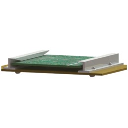 10 pcs - Essentra PCB Card Guide Horizontal Mount 152.4mm Long, 1.6mm Thick Max.