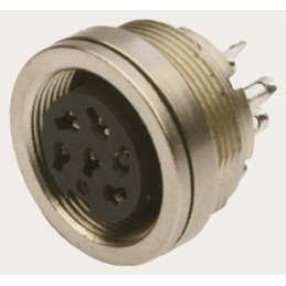 1 pcs - binder Circular Connector, 3 Contacts, Panel Mount, M16 Connector, Socket, Female, IP67, 723 Series