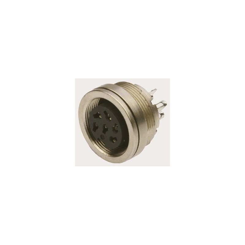 1 pcs - binder Circular Connector, 3 Contacts, Panel Mount, M16 Connector, Socket, Female, IP67, 723 Series