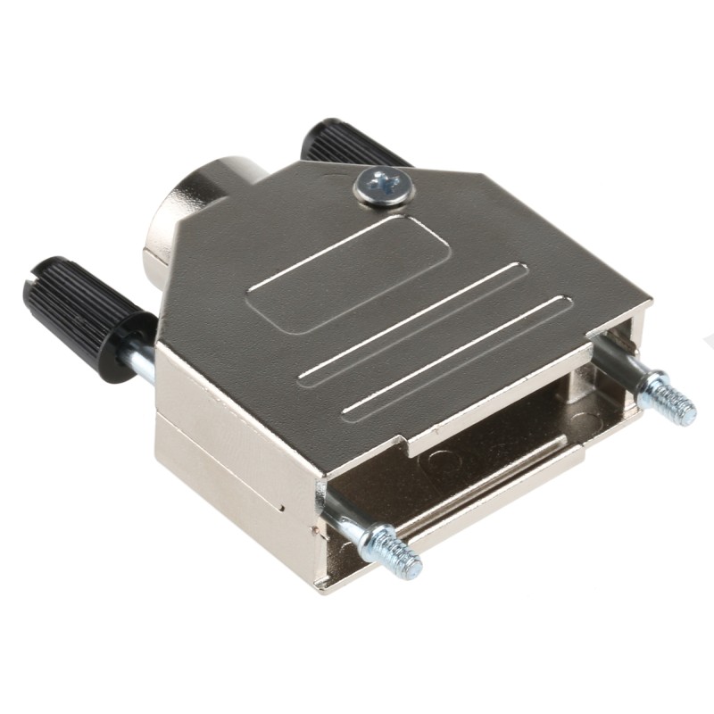 25 pcs - ASSMANN WSW AMET Series Zinc D Sub Backshell, 15 Way, Strain Relief