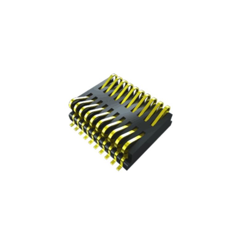 1 pcs - Samtec FSI Series Straight Surface Mount PCB Socket, 40-Contact, 2-Row, 1mm Pitch, Solder Termination