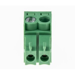10 pcs - RS PRO 3.5mm Pitch 2 Way Right Angle Pluggable Terminal Block, Plug, Through Hole, Screw Termination