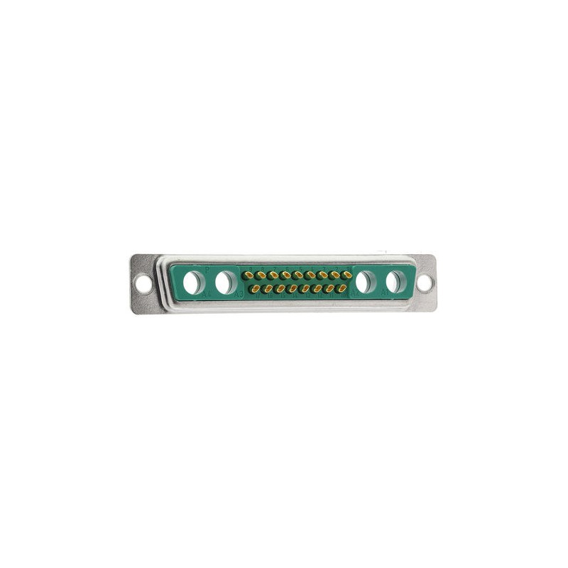 1 pcs - FCT from Molex FM 21 Way Panel Mount D-sub Connector Plug