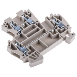 10 pcs - RS PRO Double Level Terminal Block, 4mm², Double-Level, Screw Termination
