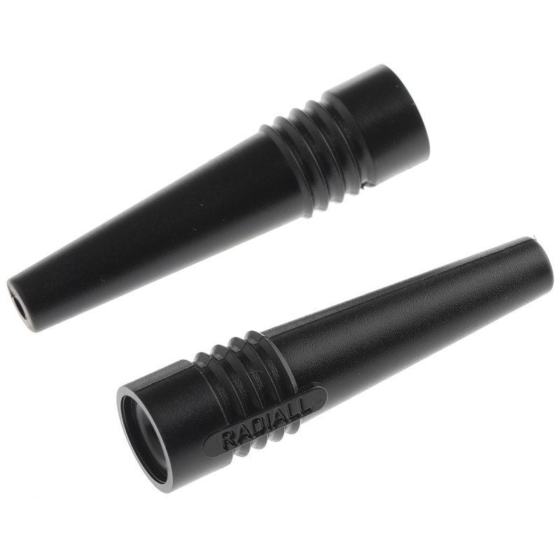 10 pcs - Radiall PVC Black Cable Sleeve