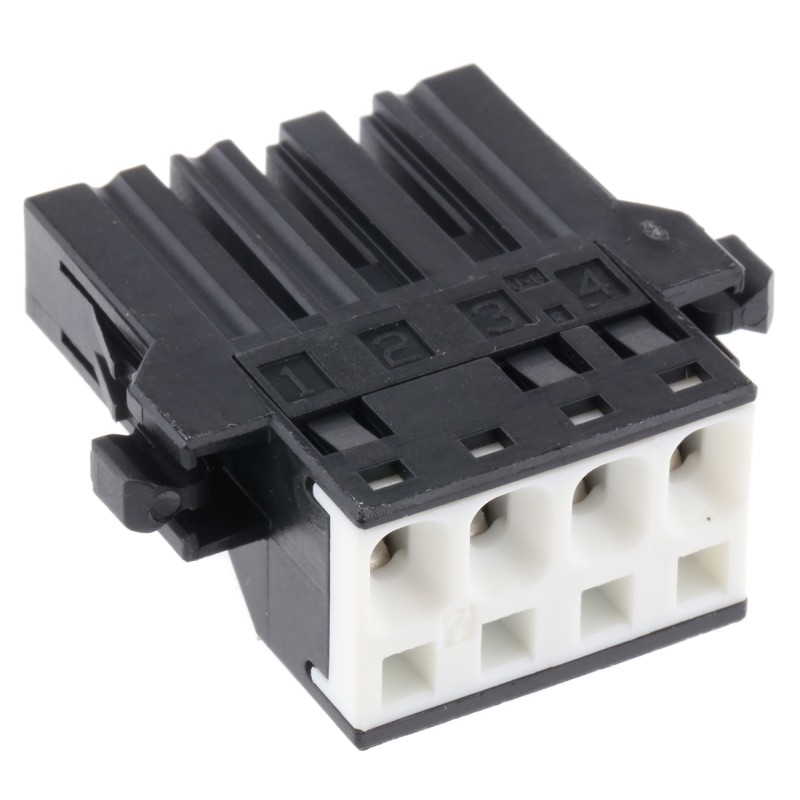 1 pcs - JST, J300 Female Connector Housing, 5.08mm Pitch, 4 Way, 1 Row