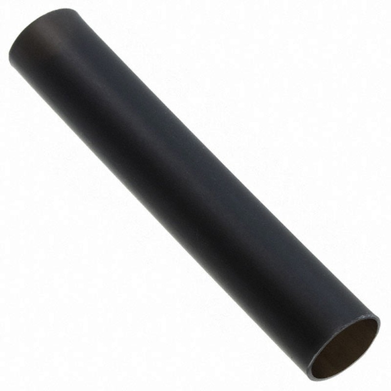 100 pcs - TE Connectivity Adhesive Lined Halogen Free Heat Shrink Tubing, Black 7.5mm Sleeve Dia. x 50mm Length 4:1 Ratio,