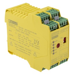 1 pcs - Phoenix Contact Dual-Channel Light Beam/Curtain, Safety Switch/Interlock Safety Relay, 24V dc, 6 Safety Contacts