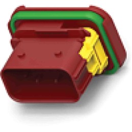 1 pcs - TE Connectivity, LEAVYSEAL Automotive Connector Plug 21 Way