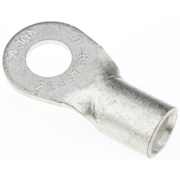 10 pcs - JST, R Uninsulated Ring Terminal, 10mm Stud Size, 26.6mm² to 42.4mm² Wire Size