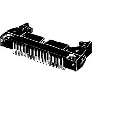 1 pcs - Omron 40-Way Connector Plug for Through Hole Mount, 2-Row