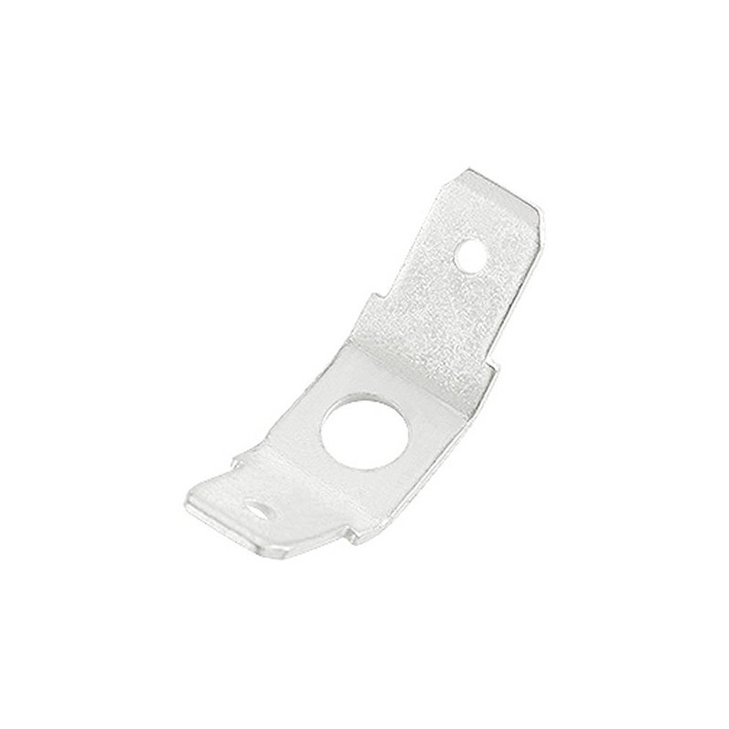 100 pcs - RS PRO Uninsulated Male Spade Connector, PCB Tab, 6.35 x 0.8mm Tab Size