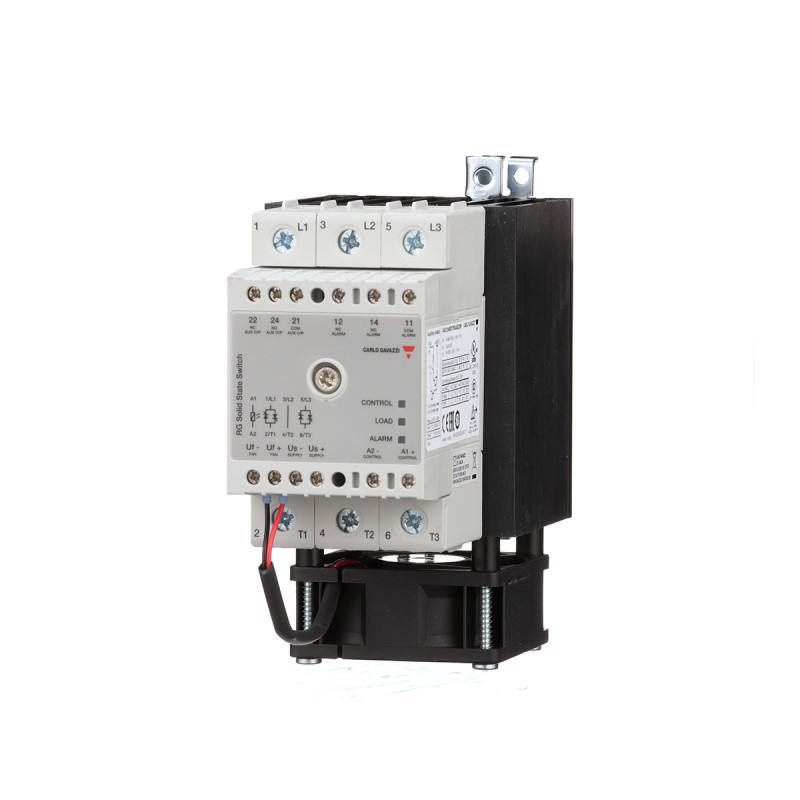 1 pcs - Carlo Gavazzi RGC2 Series Solid State Relay, 85 A Load, DIN Rail Mount, 660 V ac Load, 32 V dc Control