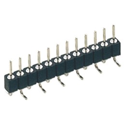 5 pcs - Preci-Dip Straight Surface Mount Pin Header, 12 Contact(s), 2.0mm Pitch, 1 Row(s), Unshrouded