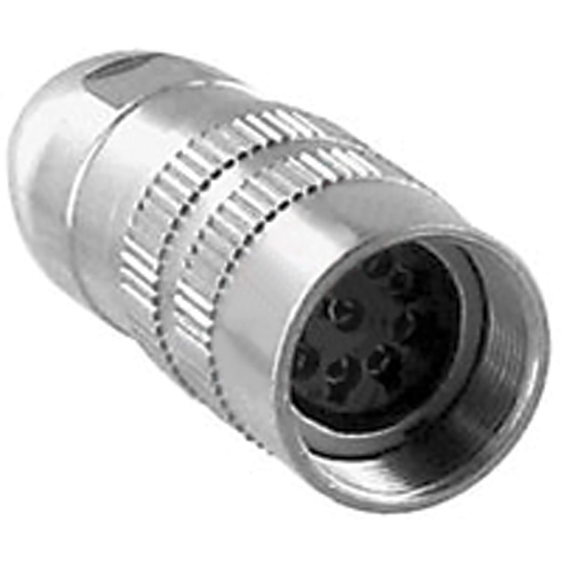 1 pcs - Lumberg 8 Pole Din Socket, DIN EN 60529, 5A, 60 V ac IP68, Female, Cable Mount