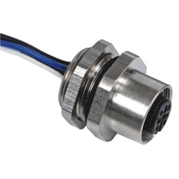 1 pcs - RS PRO Circular Connector, 4 Contacts, M12 Connector, Socket, Female, IP67