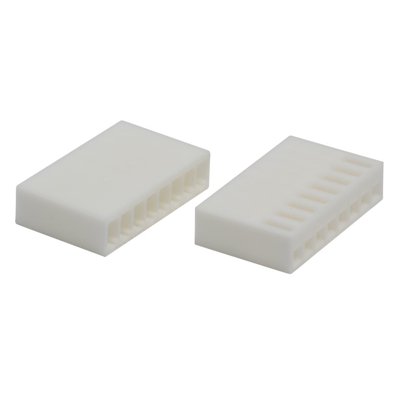 10 pcs - Molex, KK 254 Female Connector Housing, 2.54mm Pitch, 8 Way, 1 Row
