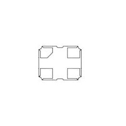 1 pcs : ATX-H13-F-32.000MHz-F25-T - TCXO Oscillators XTAL OSC TCXO 32MHz CMOS