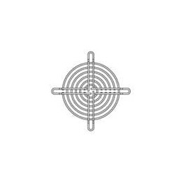 1 pcs : 109-099C - Fan Accessories 92mm Fan Finger Guard, Outlet, Silver