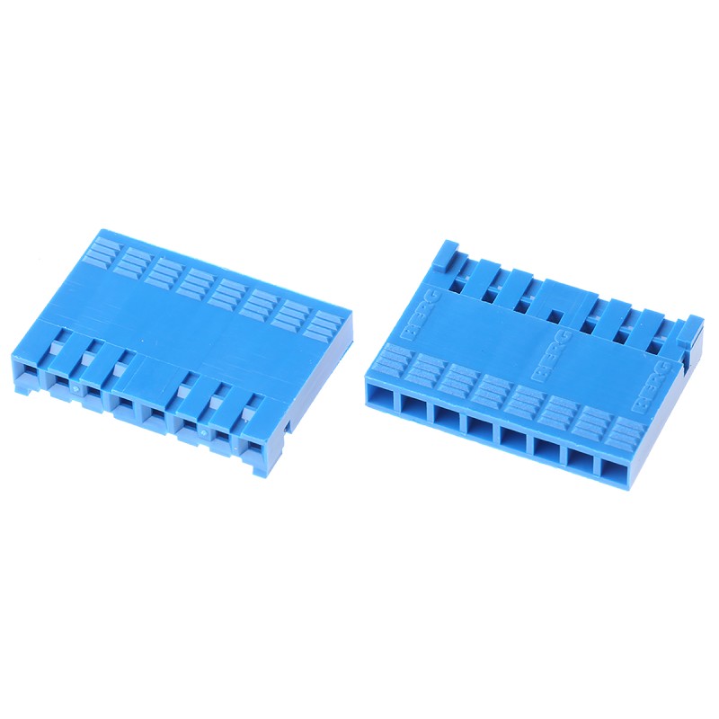 10 pcs - Amphenol Communications Solutions, DUBOX Female Connector Housing, 2.54mm Pitch, 8 Way, 1 Row
