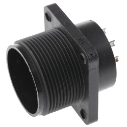 1 pcs - Hirschmann, CM 8 Way Panel Mount MIL Spec Circular Connector Plug, Socket Contacts,Shell Size 20, Screw Coupling,