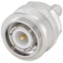 1 pcs - Rosenberger, Plug Cable Mount TNC Connector, 50Ω, Crimp Termination, Straight Body
