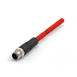 1 pcs - TE Connectivity Cat5e Male M12 to Unterminated Ethernet Cable, 500mm