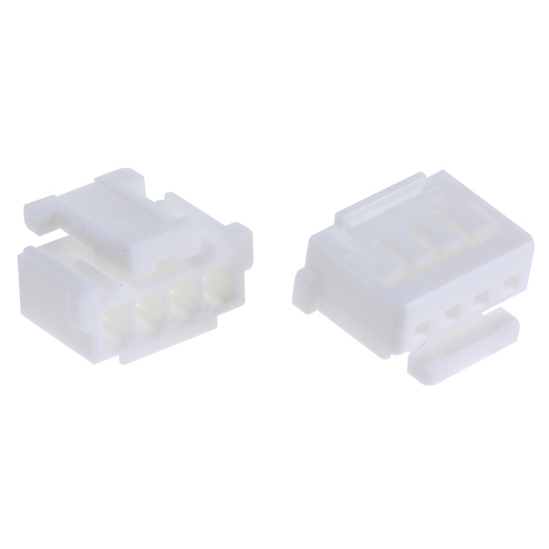 10 pcs - Molex, Sherlock Female Connector Housing, 2mm Pitch, 4 Way, 1 Row