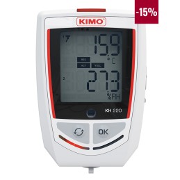 1 pcs - KIMO KH-220-O Temperature & Humidity Data Logger, USB